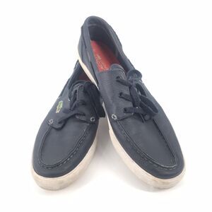Lacoste Sport Keel Sep 2 Leather Boot Shoes Size 10.5 Mens Navy Blue Sneaker